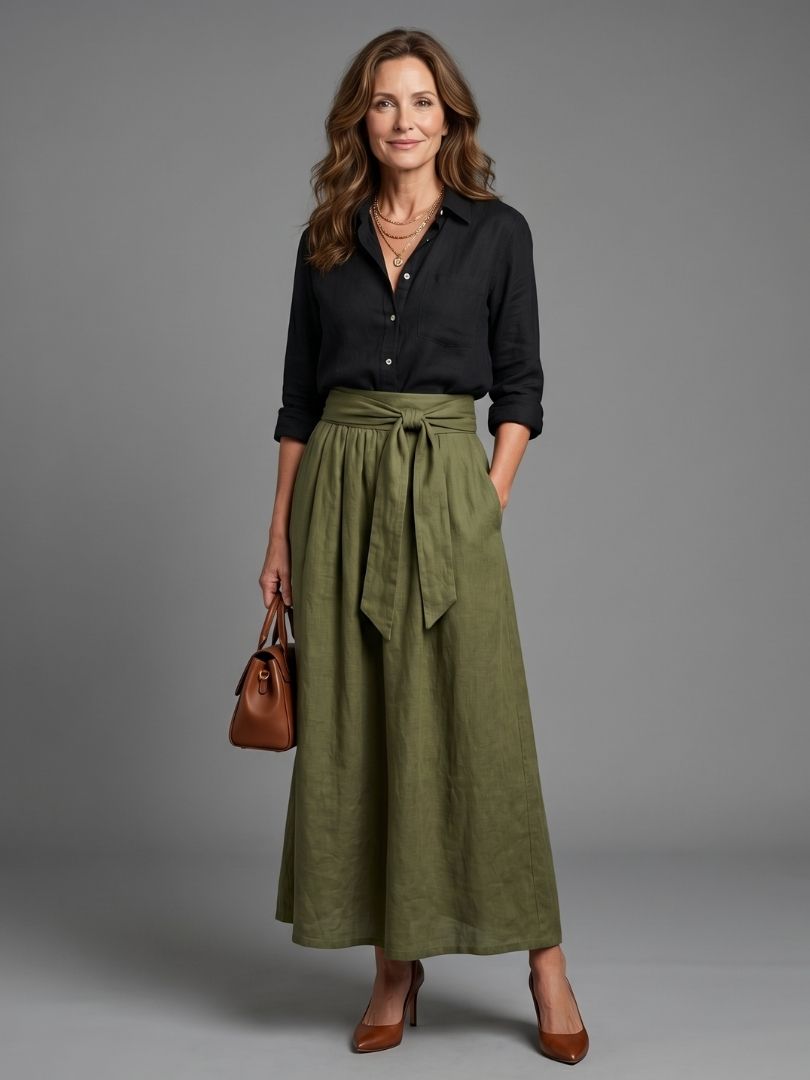 Women's Elegant Lightweight Two-Piece Set – Multicolour