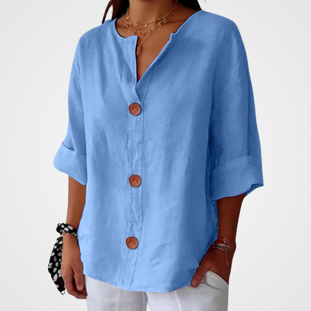 Women's Relaxed Elegant Blouse – Comfortable Occasion Design