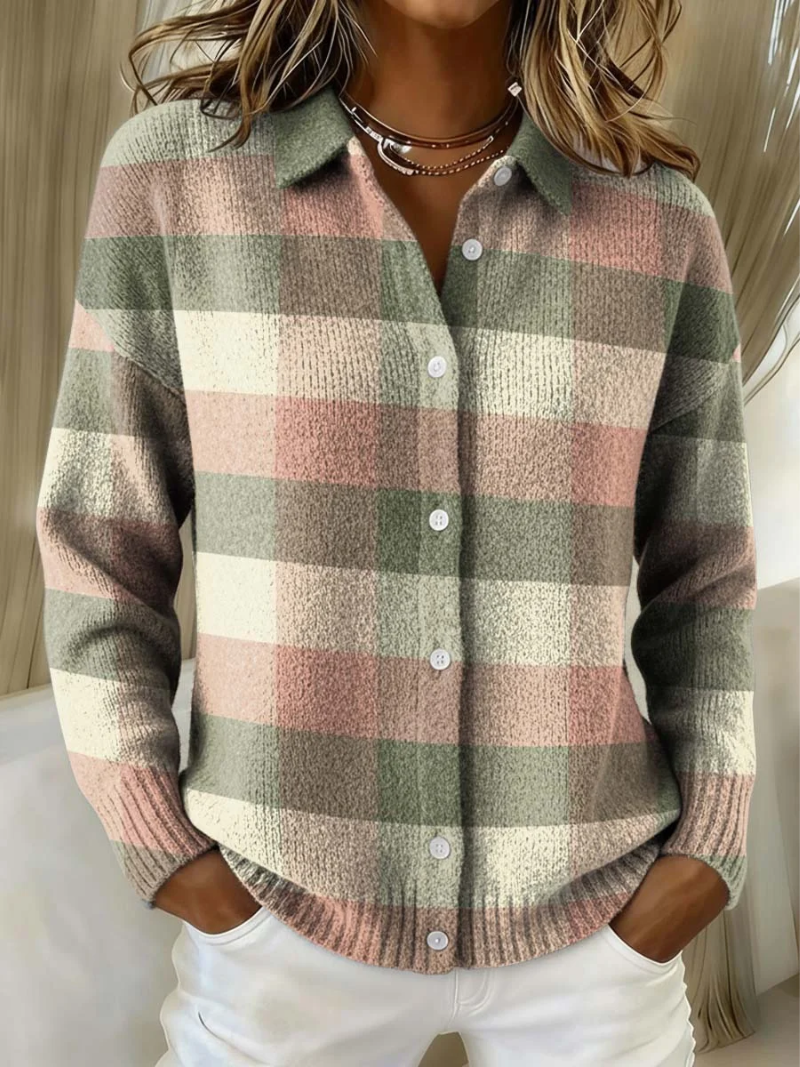 Women's Spring Knitted Cardigan – Warm Lightweight Design