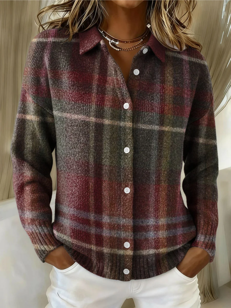 Women's Knitted Classic Cardigan – Flexible Comfortable Design