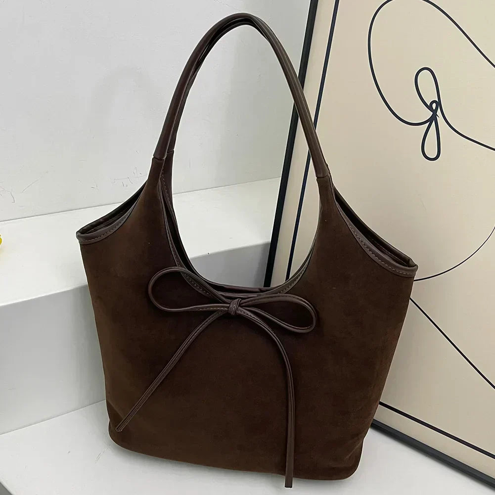 Elegant Refined Bag – Suede Leather Design