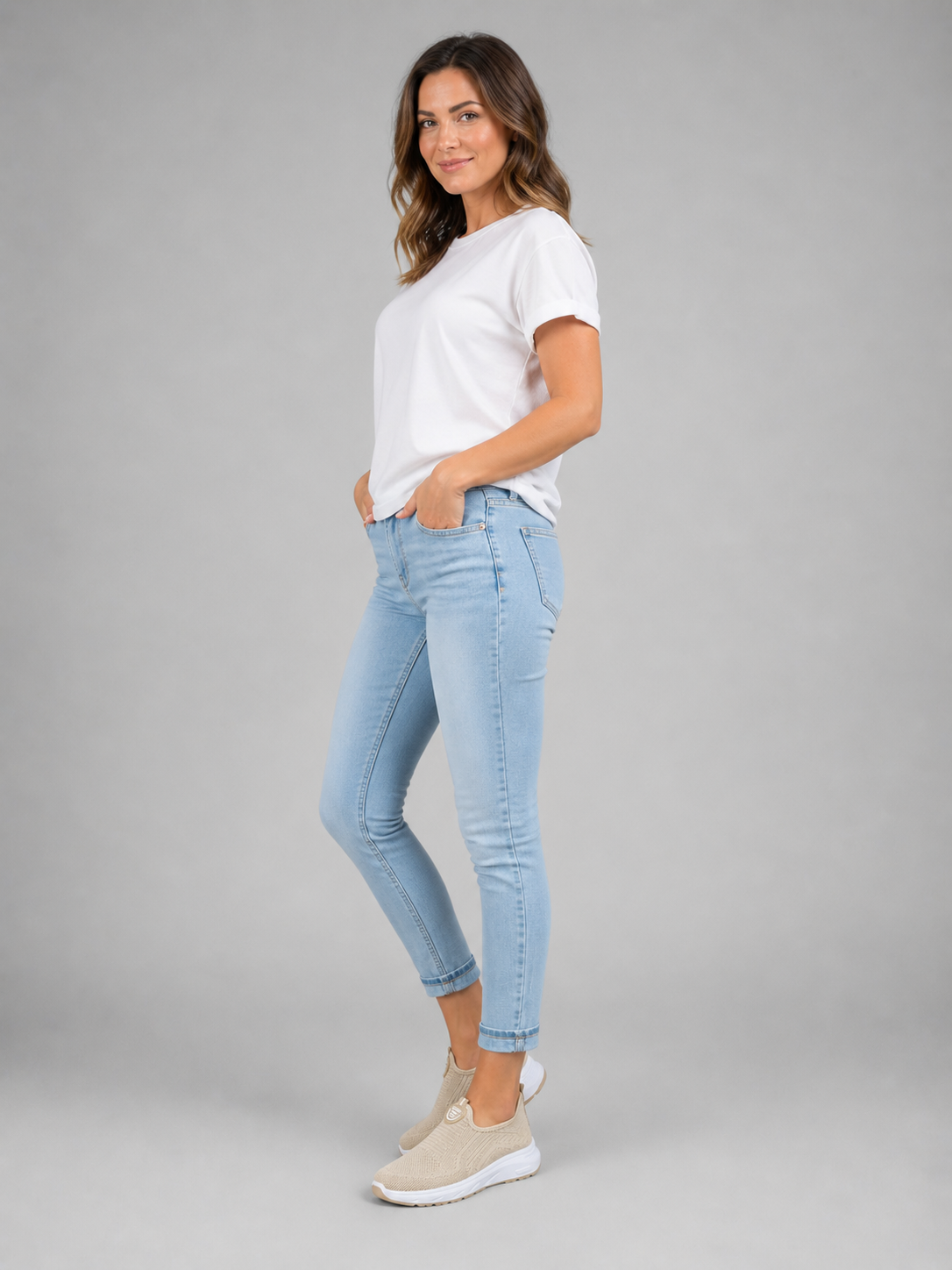 Women's Comfort Slip-On Trainers – Breathable Everyday Shoes