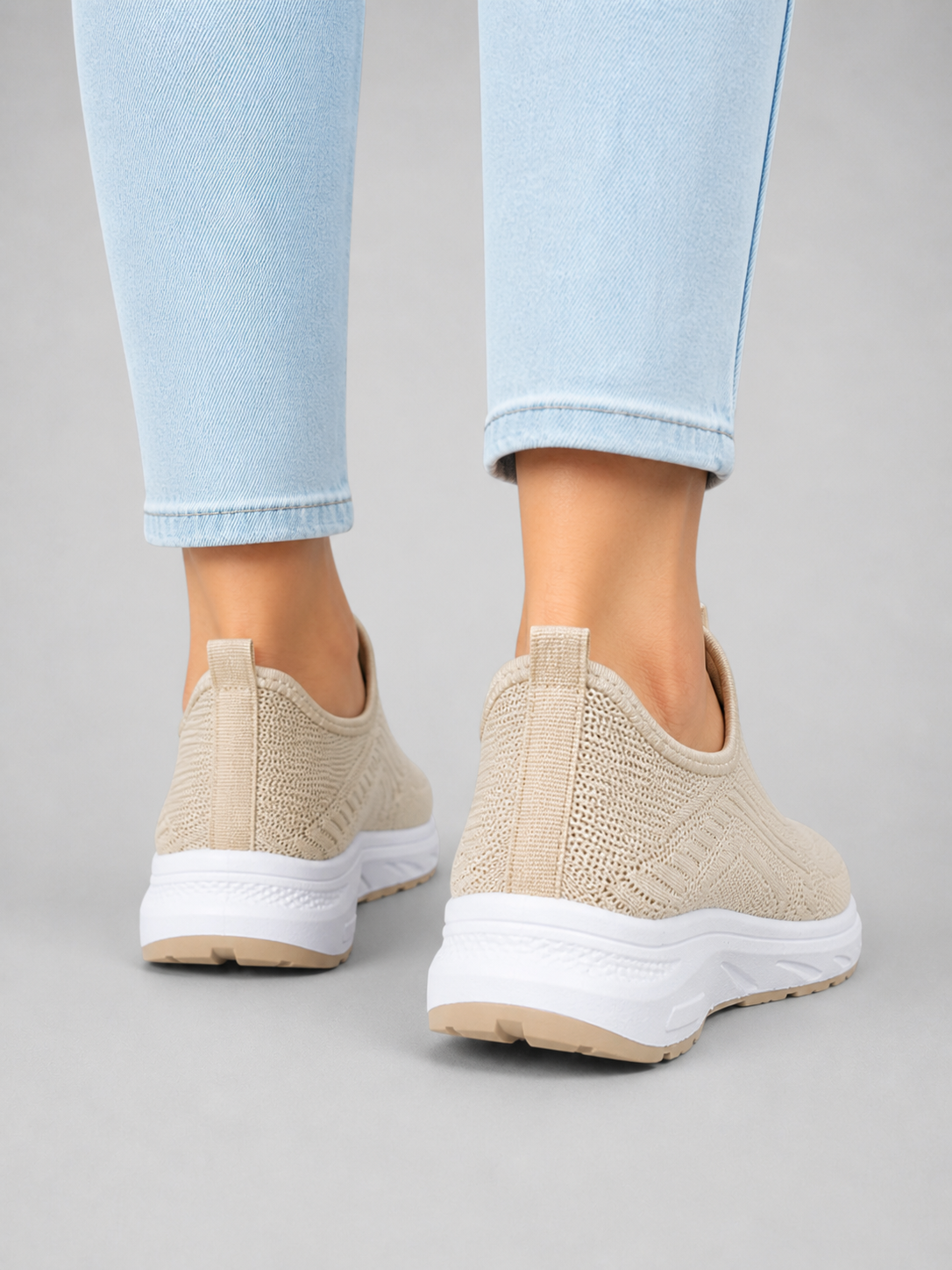 Women's Comfort Slip-On Trainers – Breathable Everyday Shoes