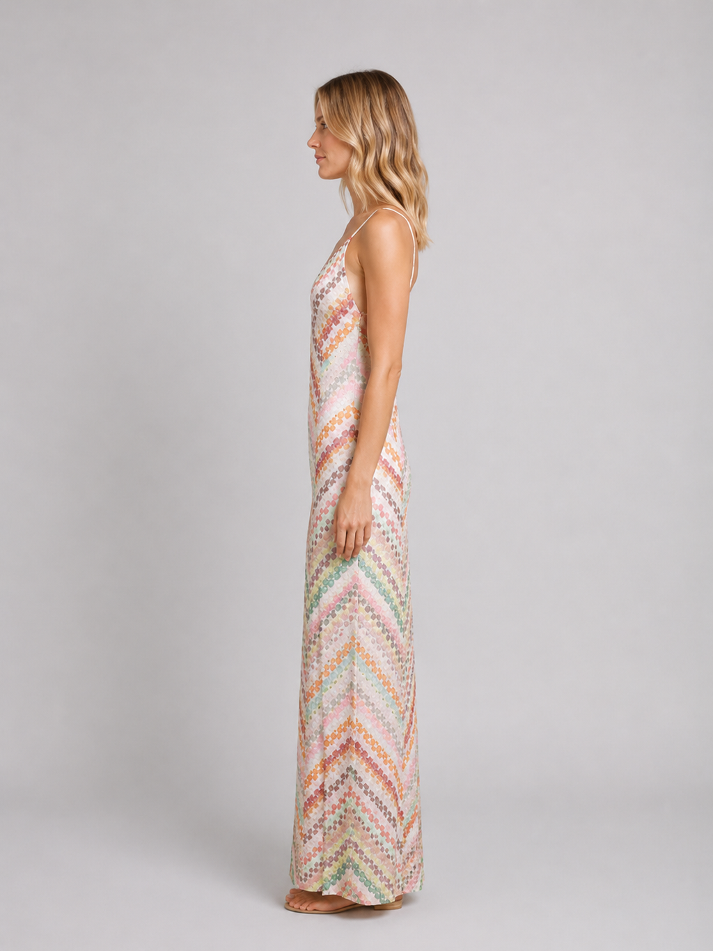 Women's Crochet Knit Maxi Dress – Boho Summer Style