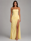 Women’s Draped Corset Maxi Dress – Sculpted Fit