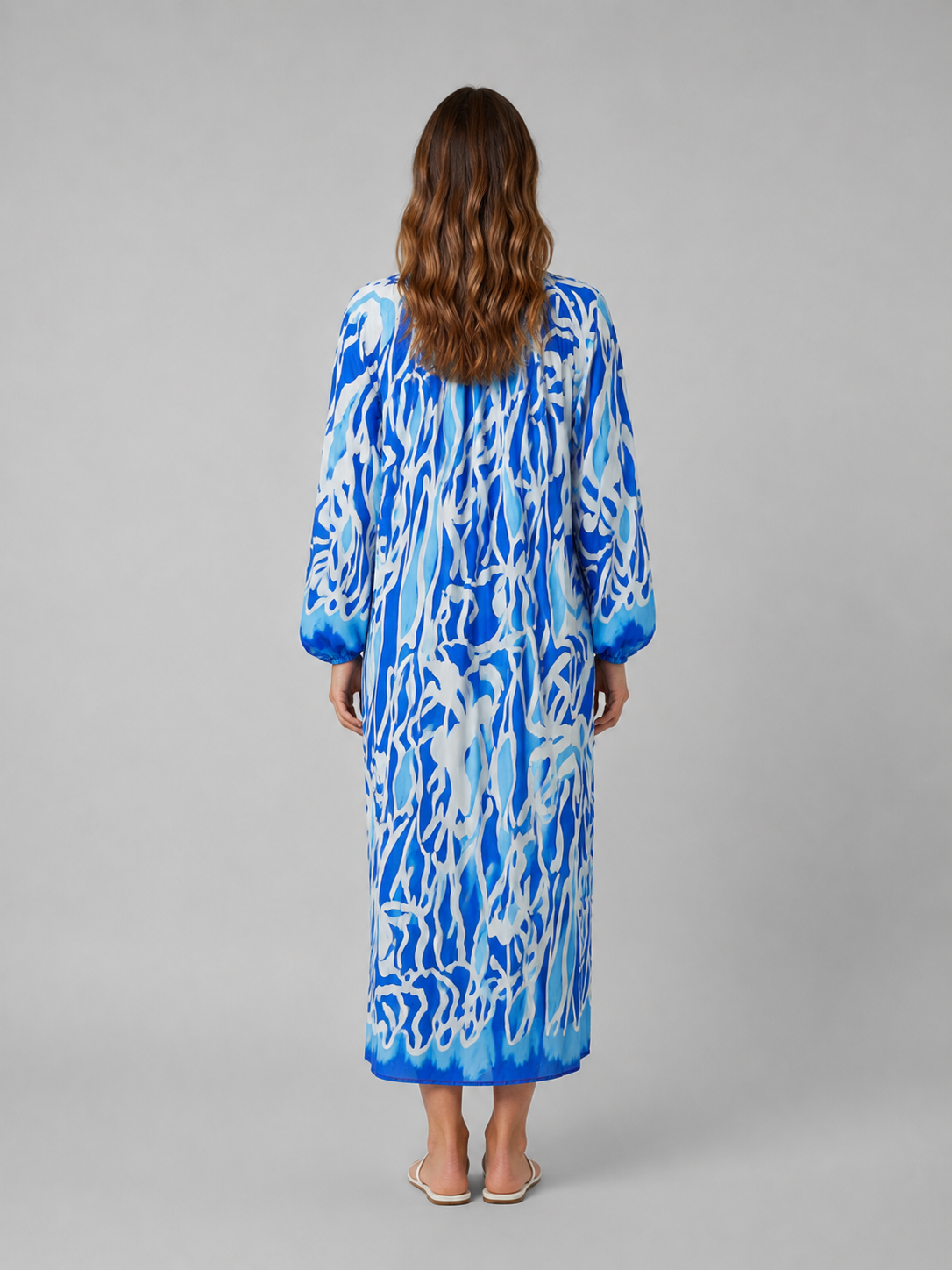 Women's Relaxed Print Maxi Dress – Flattering Summer Holiday Style
