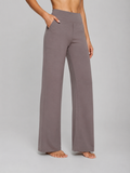 Women’s Stretch Straight-Leg Trousers – High-Waist Comfort Fit