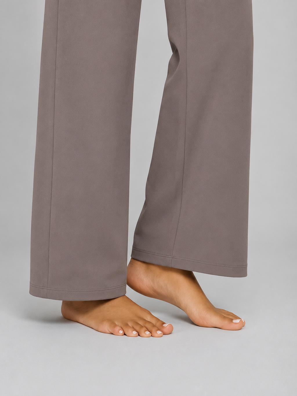 Women’s Stretch Straight-Leg Trousers – High-Waist Comfort Fit