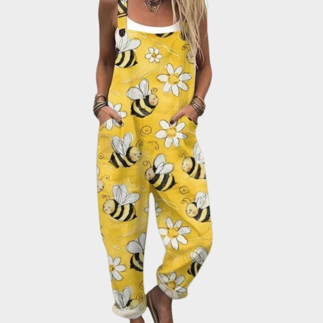 Women's Printed Comfortable Dungarees – Considered Basic
