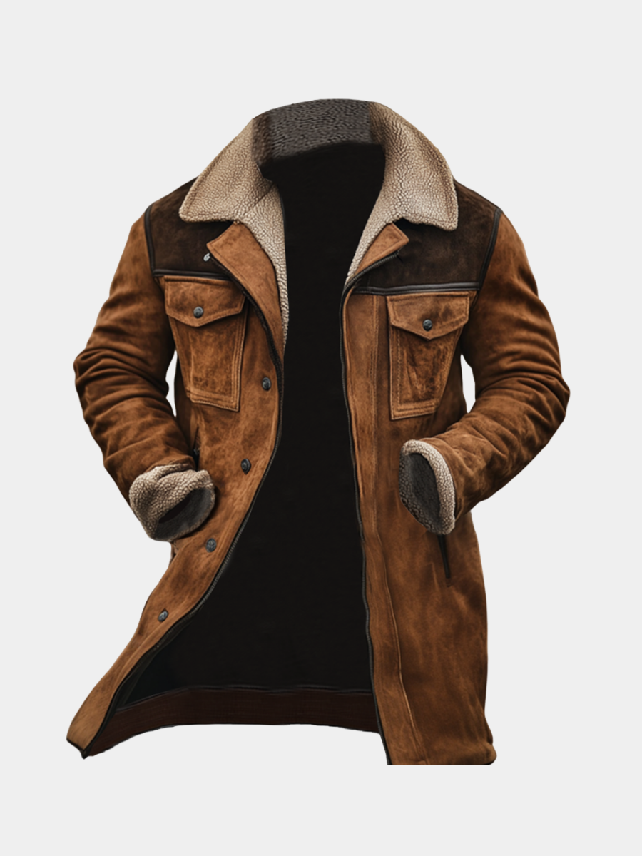Men's Classic Refined Coat – With Pockets Design