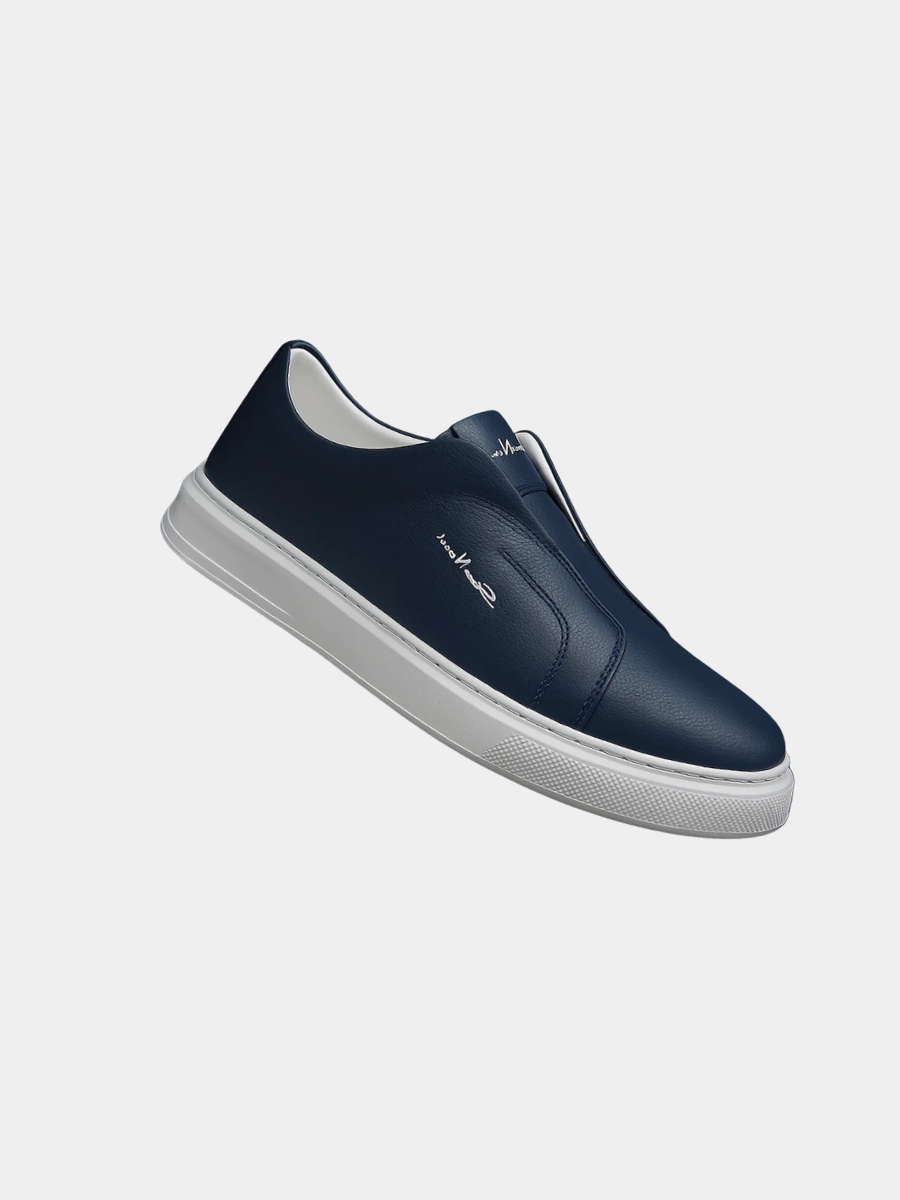 Men's Refined Lace-Up Trainers – Elegant Padded Finish