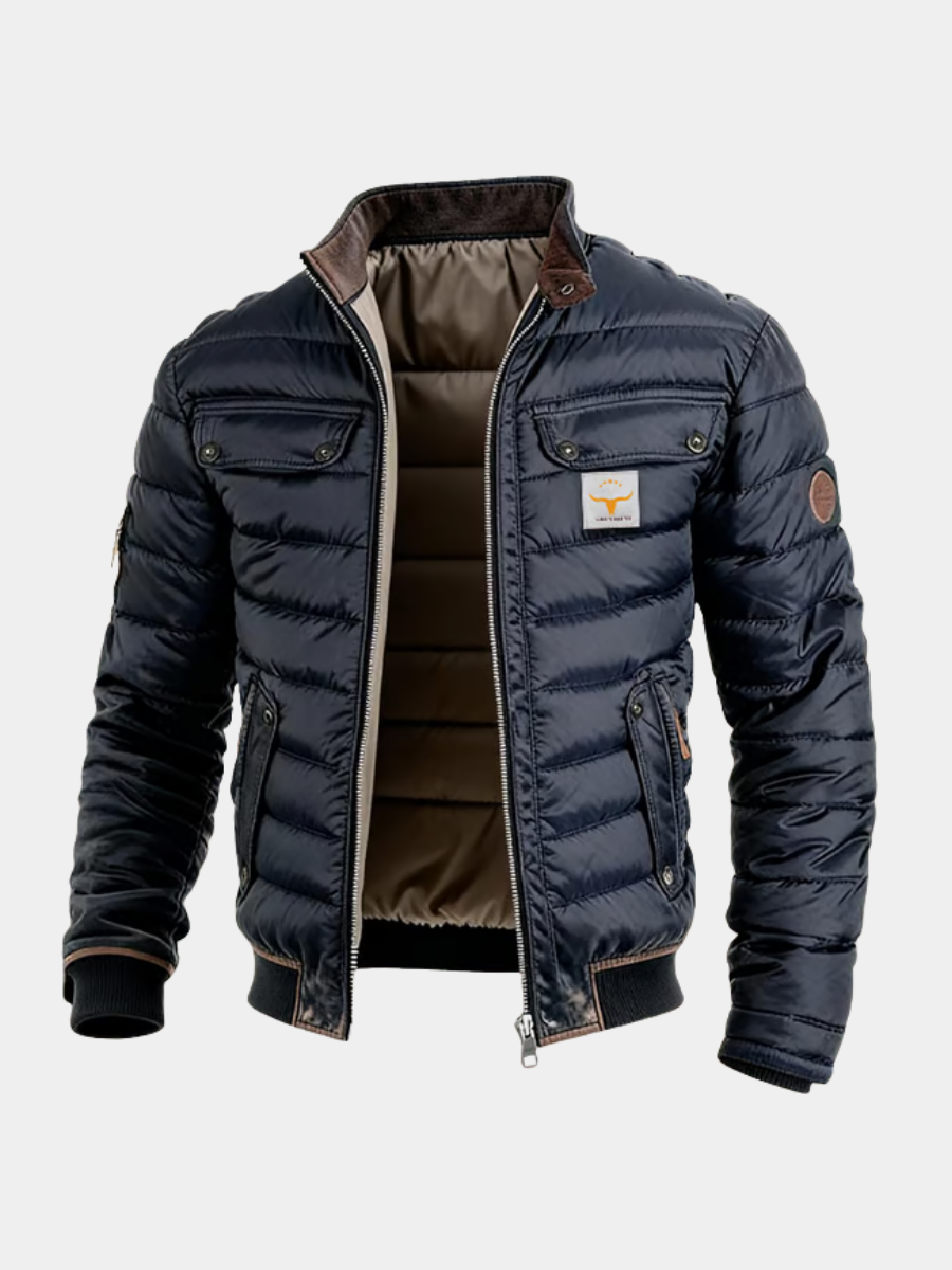 Men's Flexible Relaxed Jacket – Flowing Vintage Design