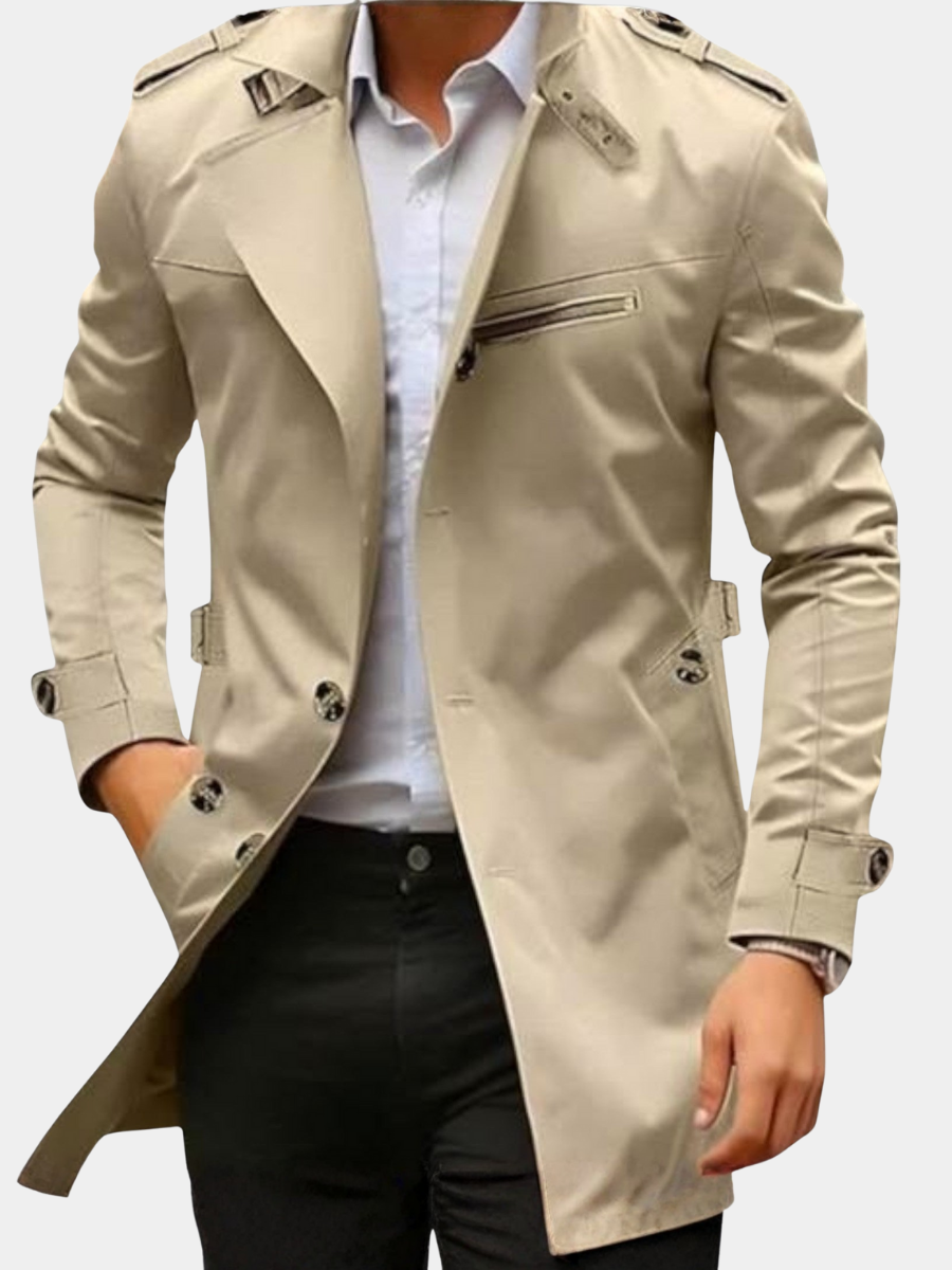 Men's Elegant Timeless Jacket – Modern Denim Design