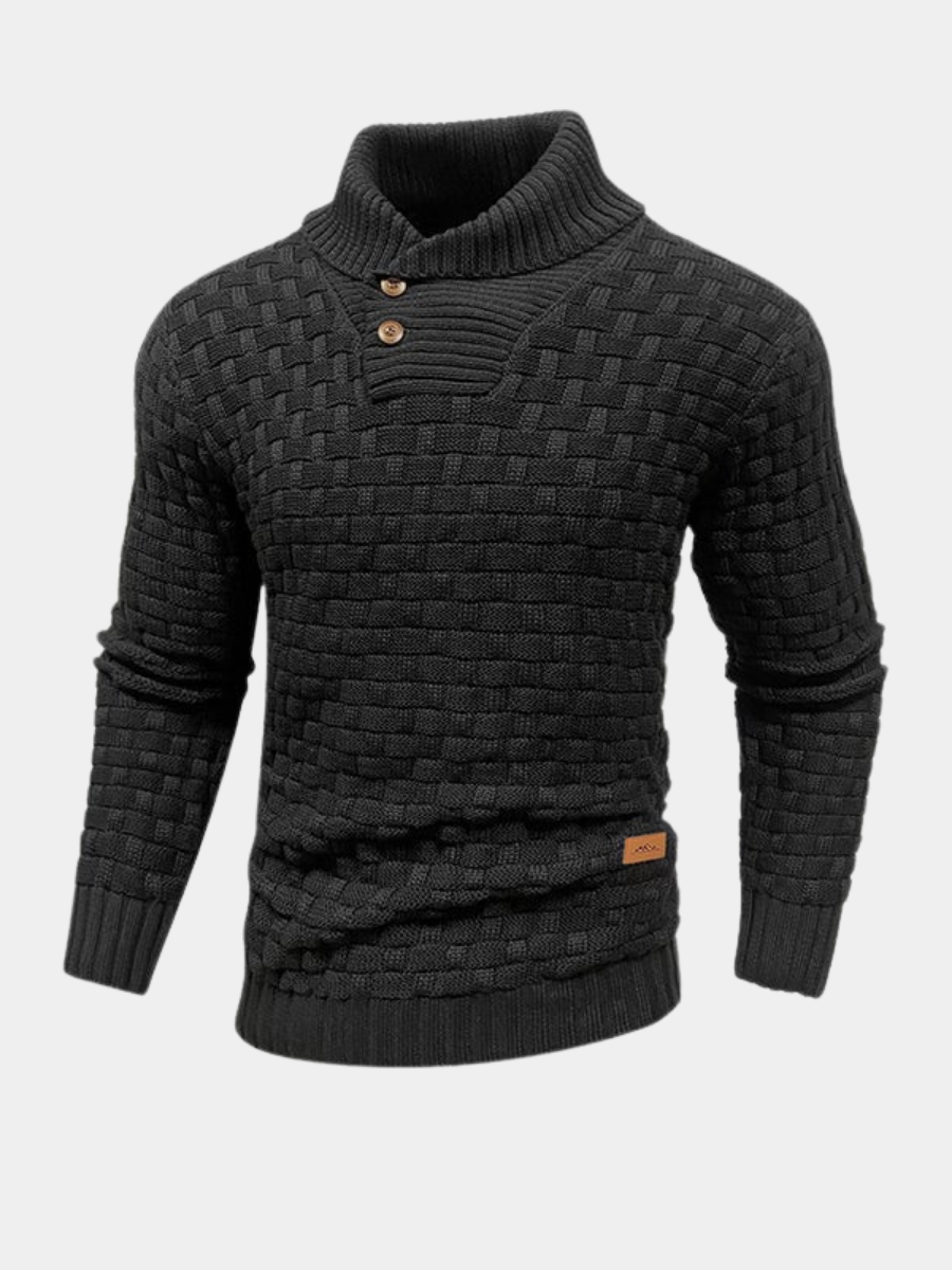 Men's Refined Elegant Jumper – Cotton Warm Design