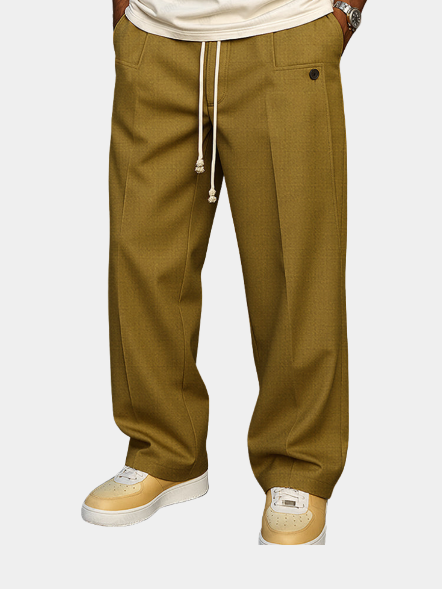 Men's Refined Elegant Trousers – Relaxed Classic Design