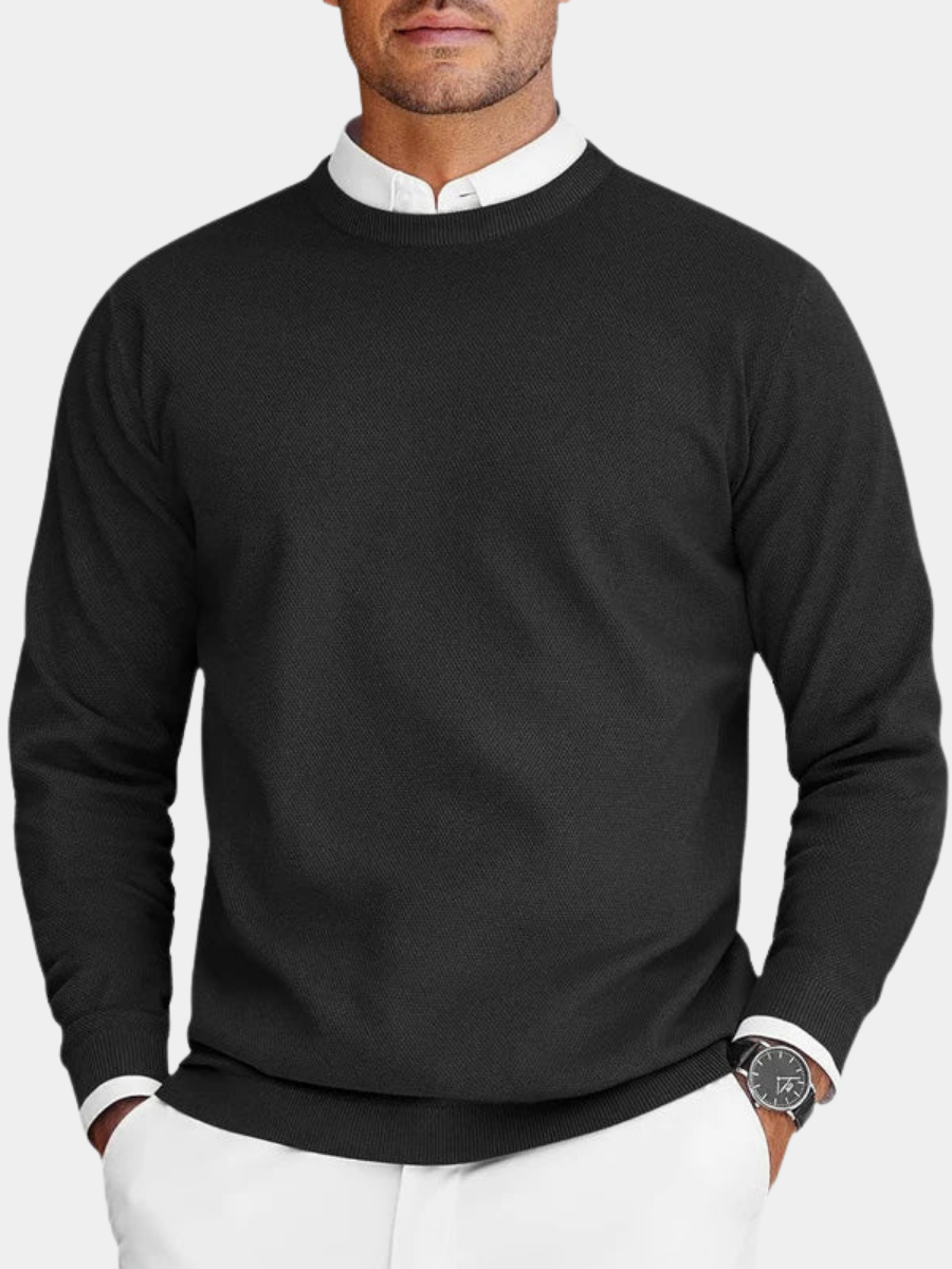 Men's Timeless Relaxed Jumper – Lightweight Breathable Design