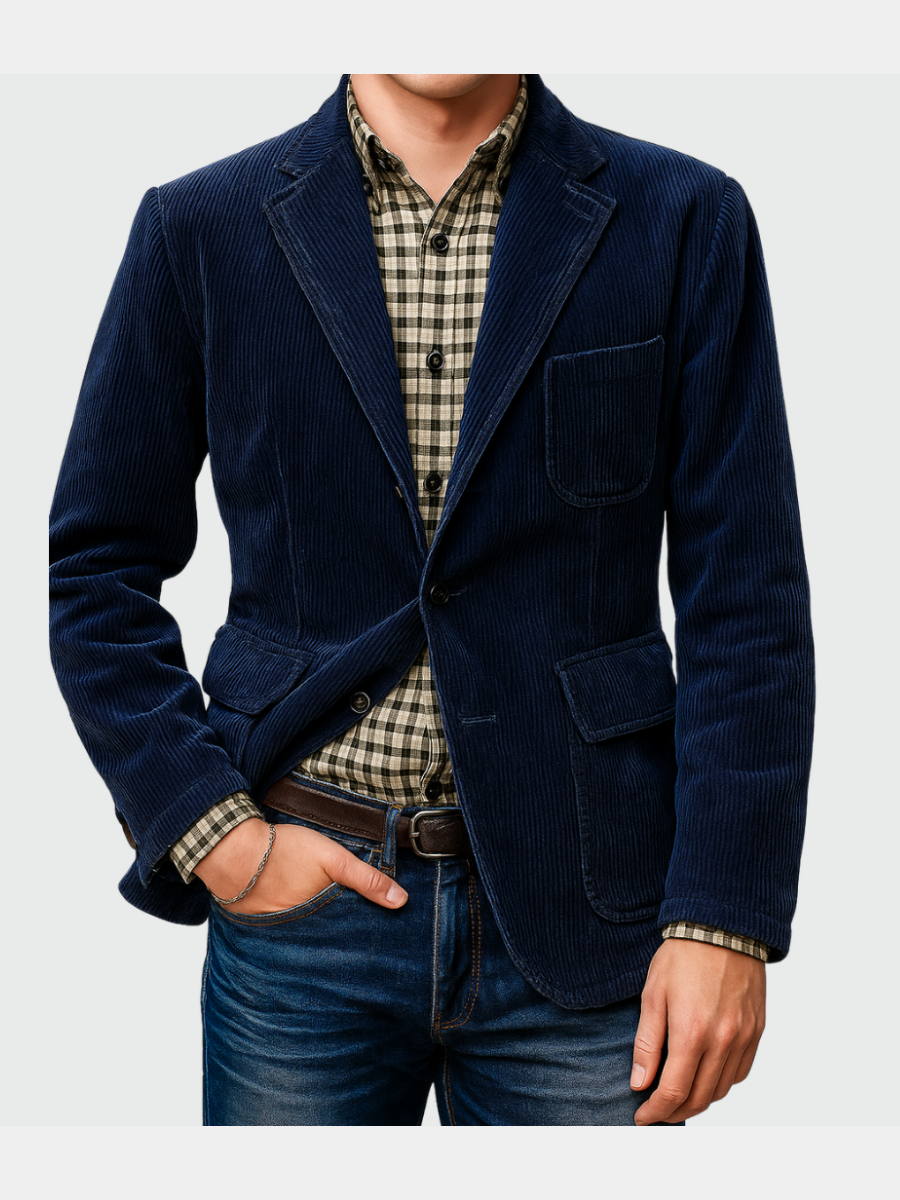 Men's Elegant Refined Jacket – Comfortable Timeless Design