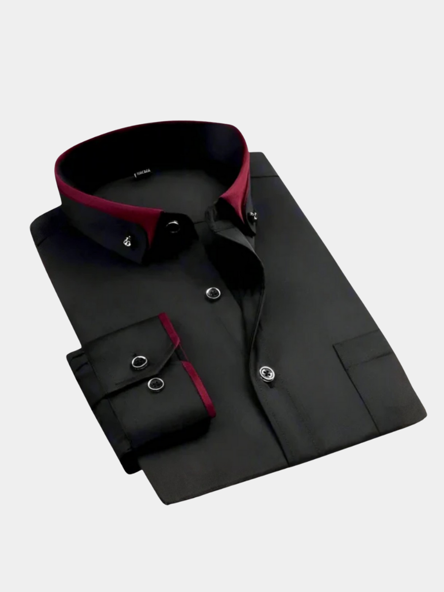 Men's Classic Refined Shirt – Button-Front Occasion Design