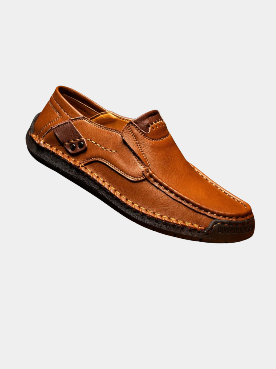 Men's Leather Timeless Loafers – Elegant Classic Finish
