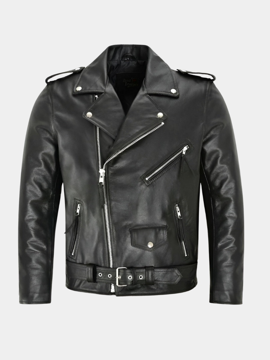 Men's Leather Classic Jacket – Elegant Timeless Design