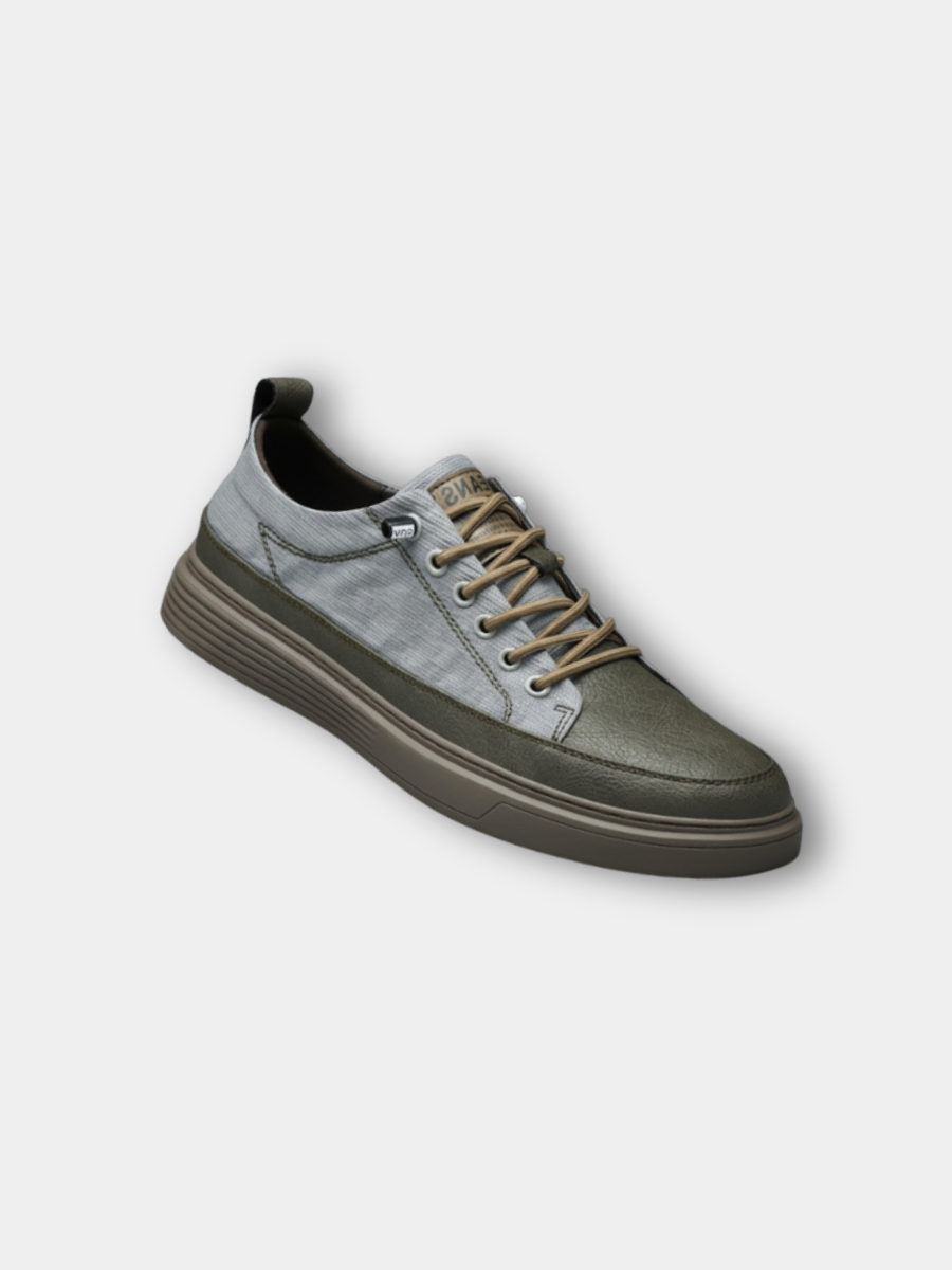 Men's Leather Elegant Trainers – Timeless Padded Finish