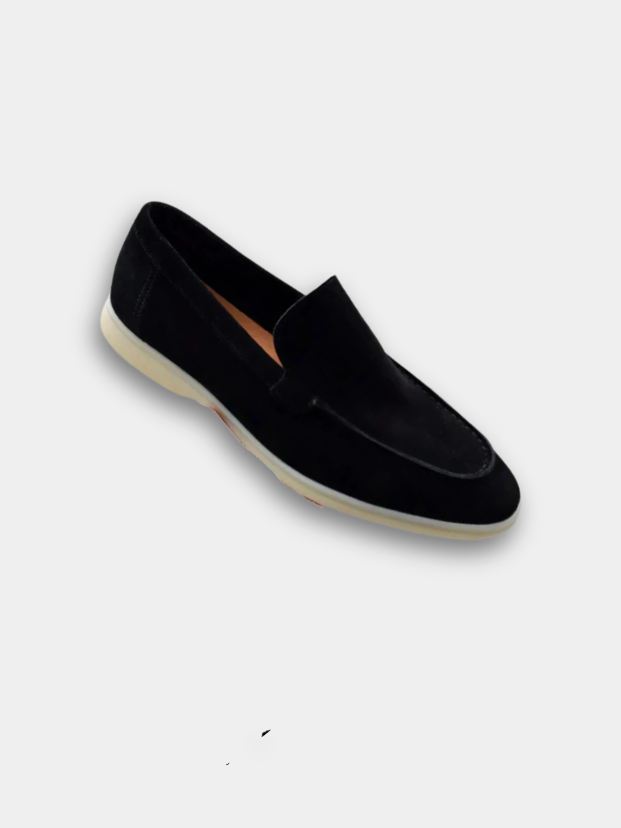 Men's Refined Denim Loafers – Padded Flowing Finish