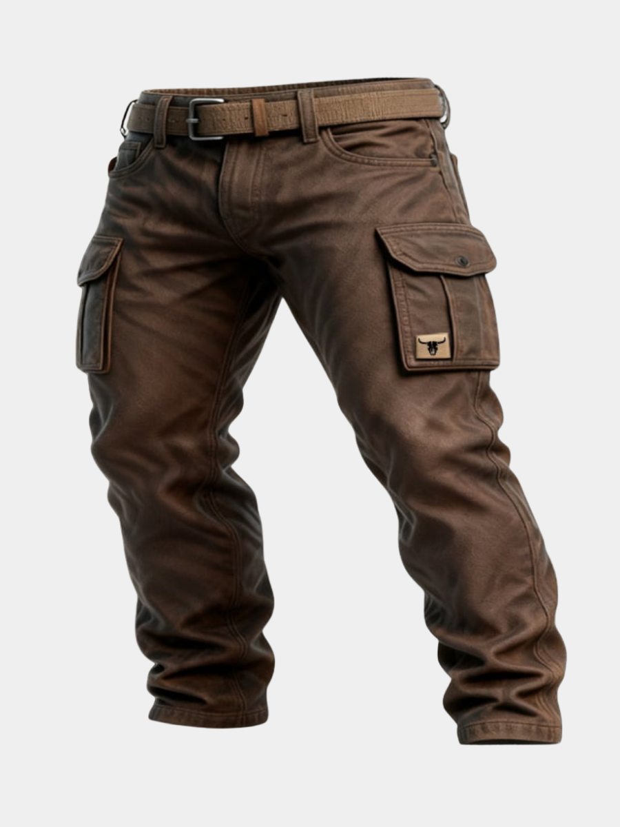 Women's Warm With Pockets Trousers – Dark Brown