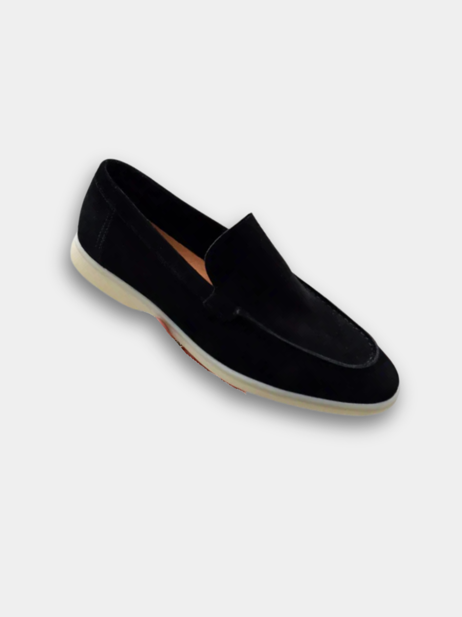 Men's Refined Denim Loafers – Lace-Up Timeless Finish