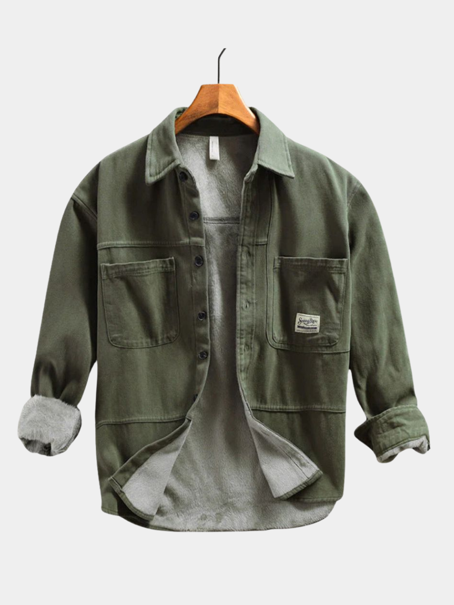 Men's Elegant Cotton Shirt – Comfortable With Pockets Design