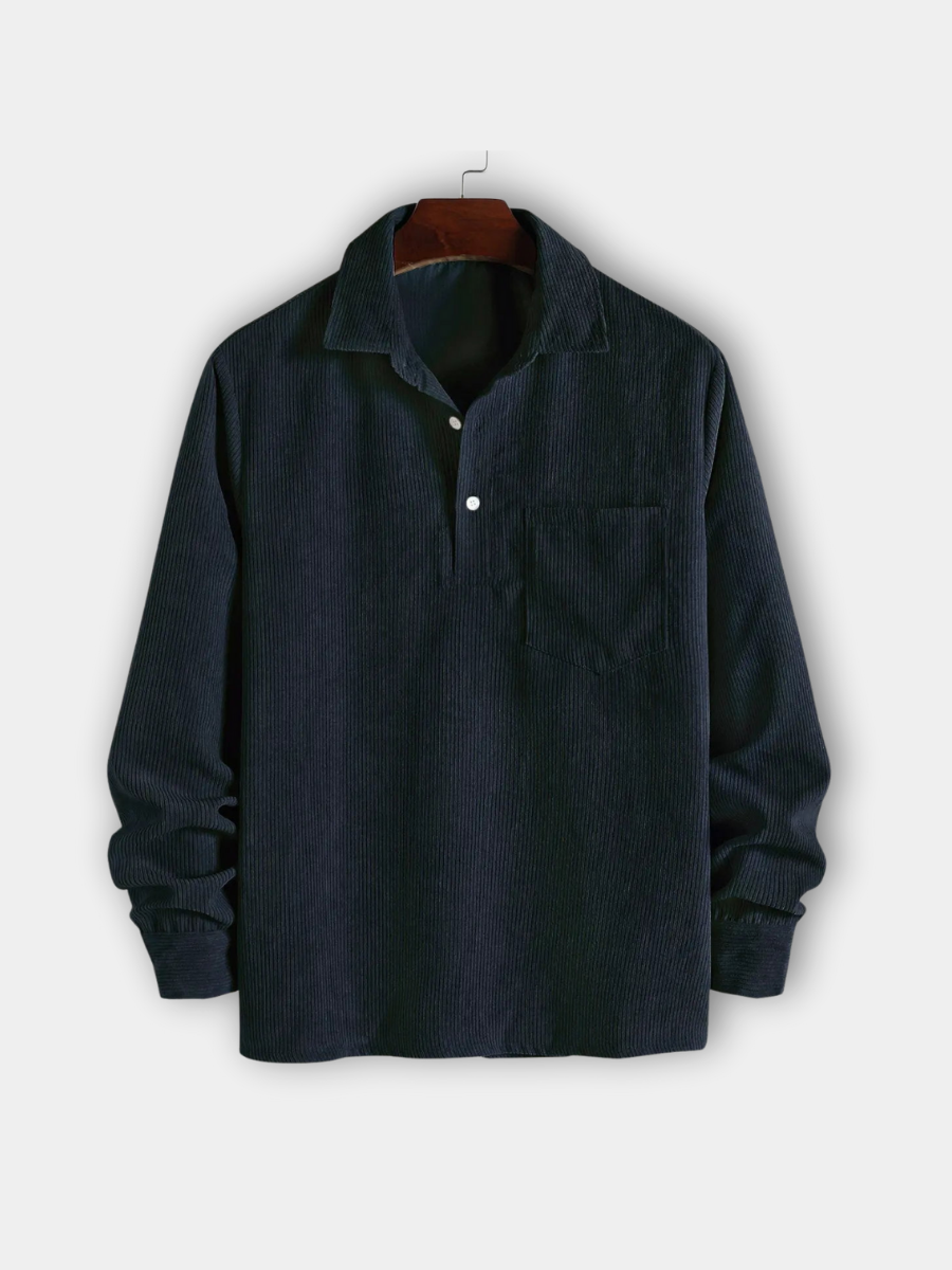 Men's Ribbed Shirt – Understated Design