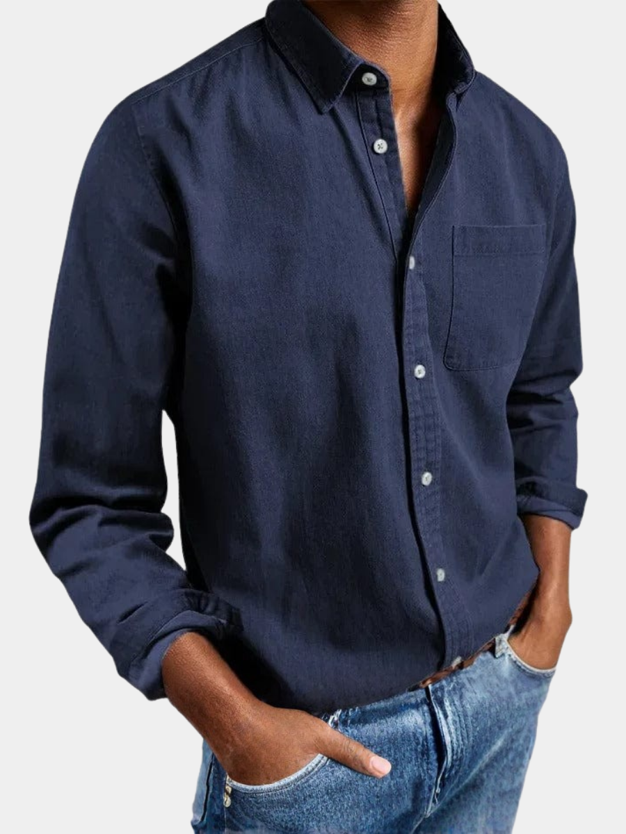 Men's Button-Front Polo Shirt – Season Favourite