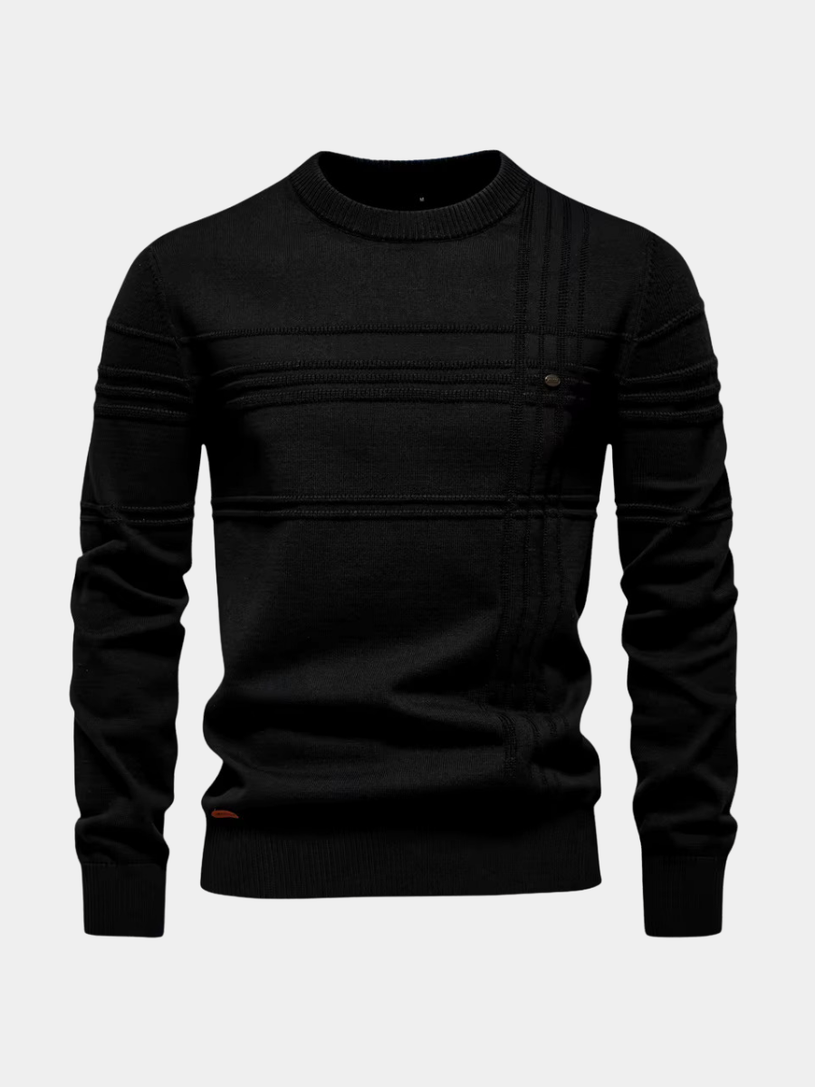 Men's Classic Elegant Jumper – Warm Knitted Design