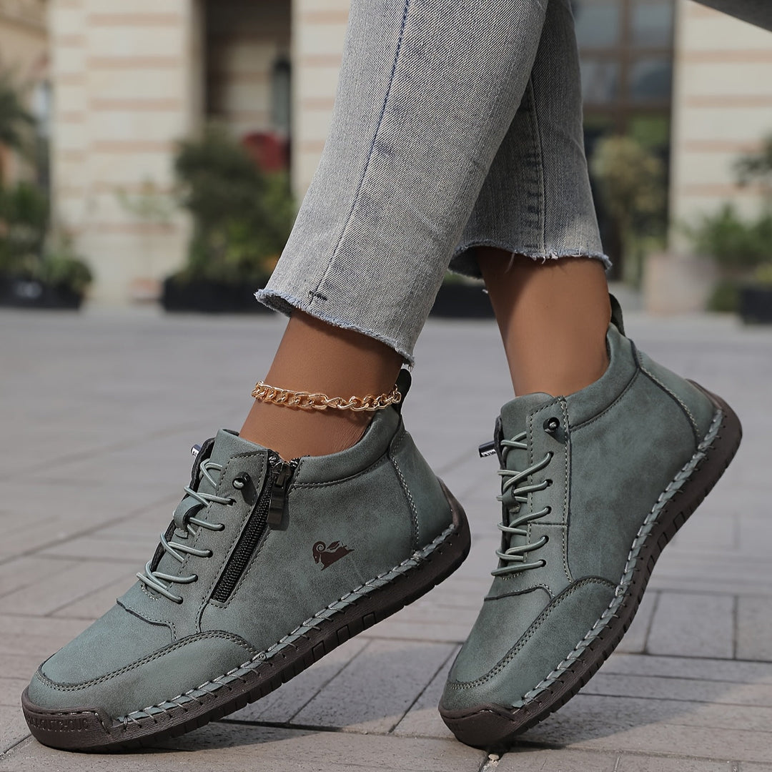 Women's Summer Heeled Trainers – Flexible Breathable Finish