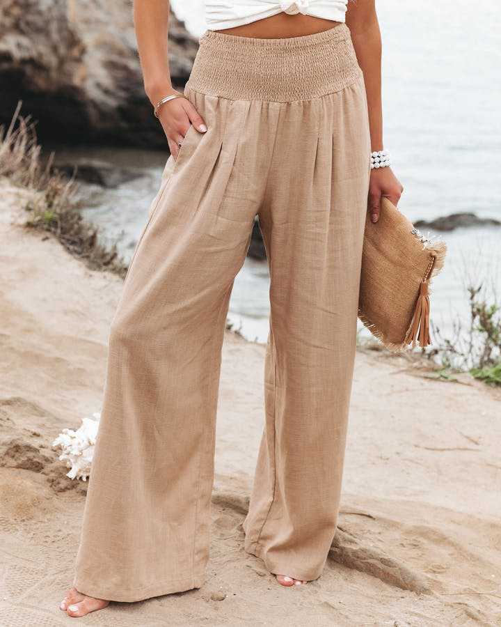 Women's Beach Summer Trousers – Elegant Timeless Design