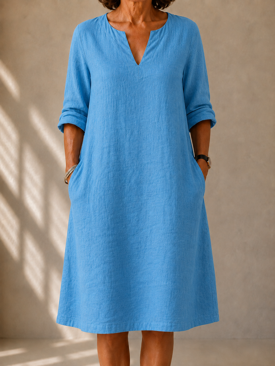Women's Relaxed Straight Leg Dress – A-Line Flexible Style