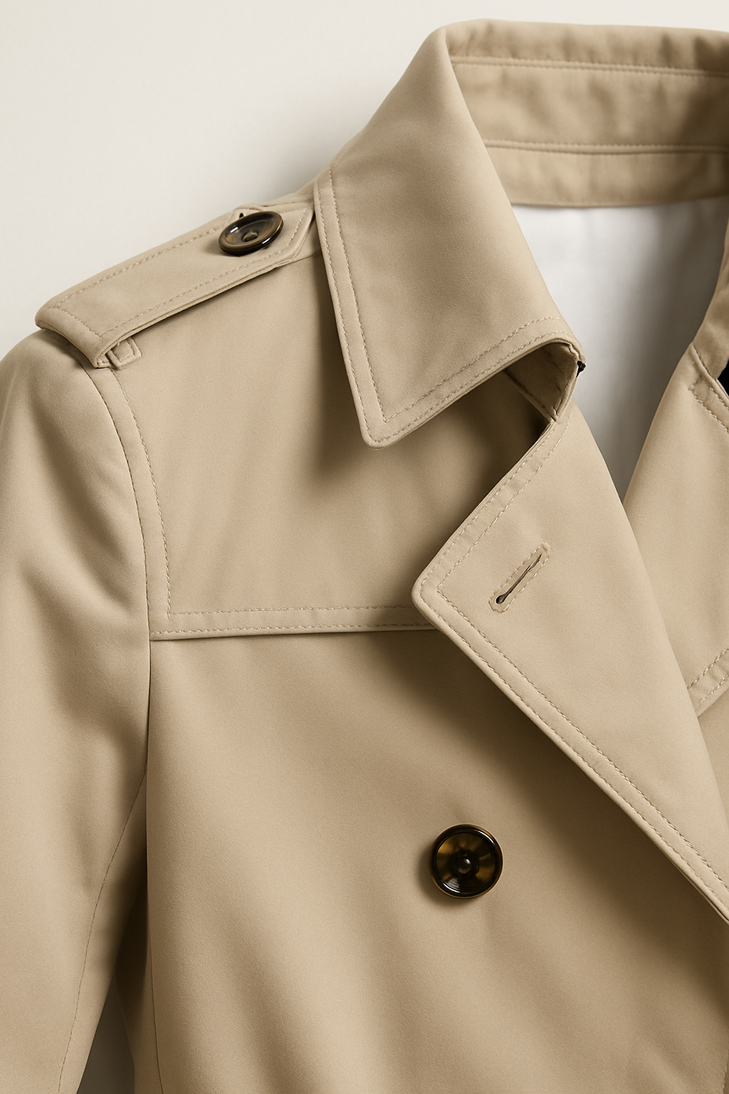 Men’s Belted Trench Coat – Classic Tailored Style Jacket