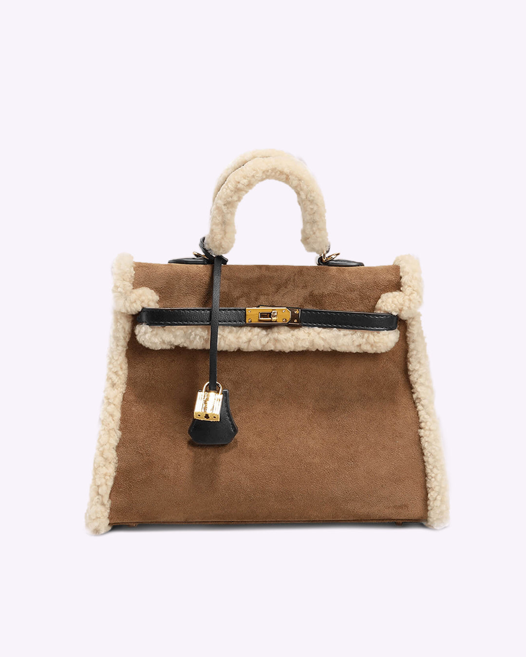 Suede Winter Tote Bag – Chic Elegant Design