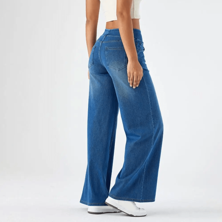 Women's Comfortable Elegant Trousers – Classic Belted Design