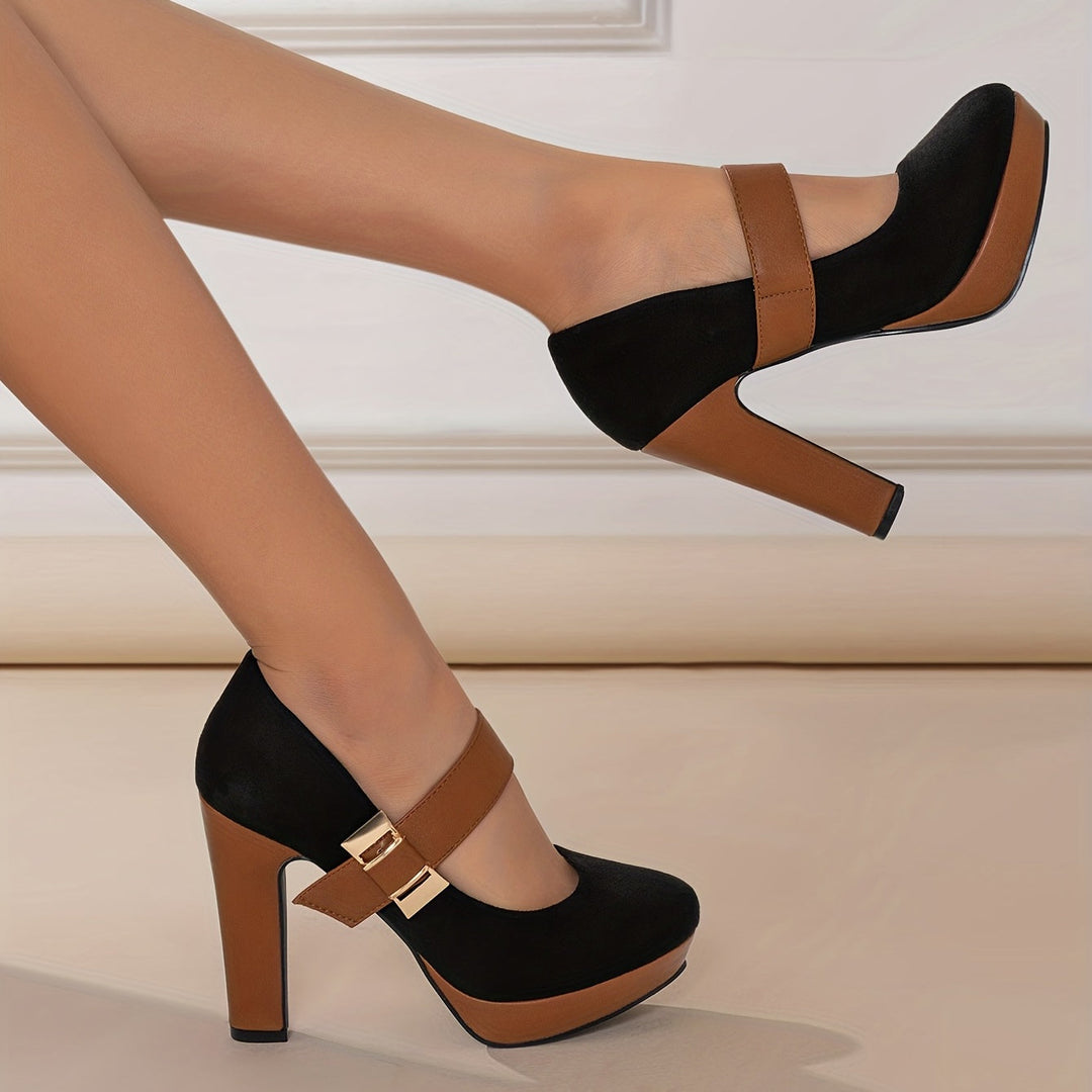 Women's Heeled Comfortable Court Shoes – Refined Elegant Finish