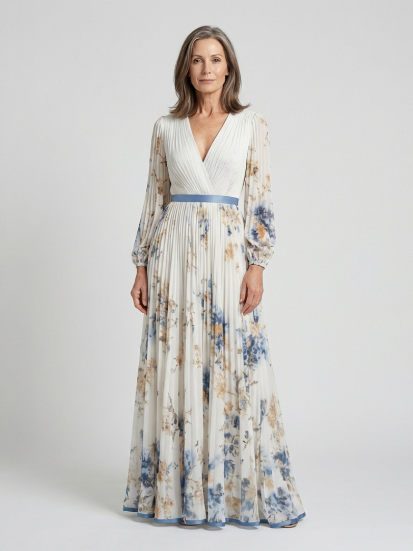 Women's Elegant Lightweight Maxi Dress – Modern Classic