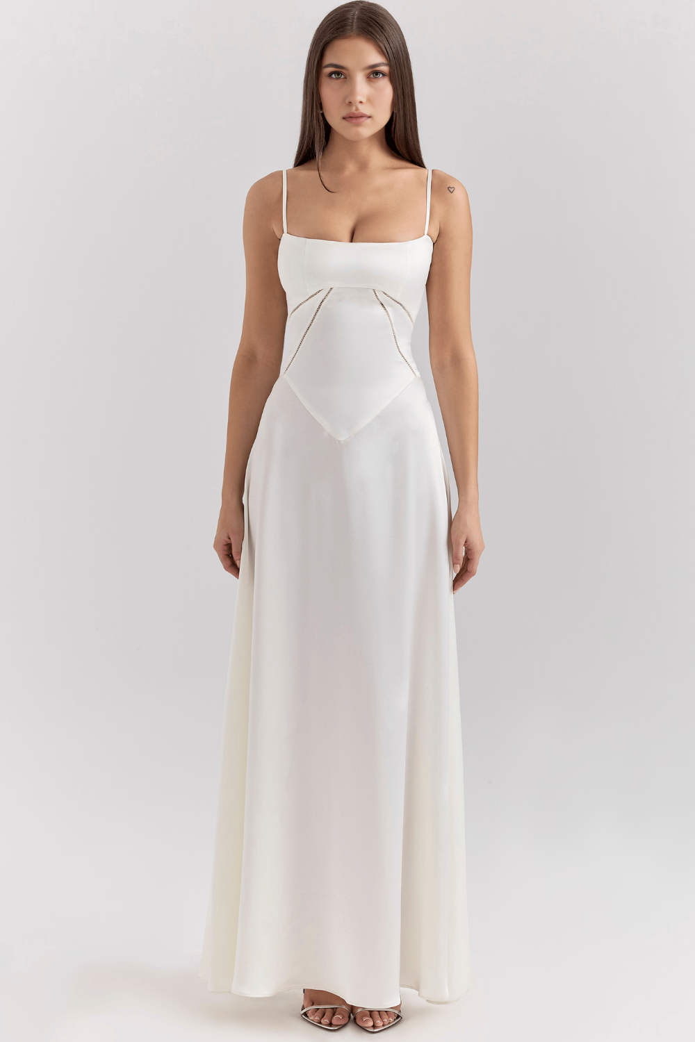 Women's Elegant Spring Dress – Summer Flowing Style in Black