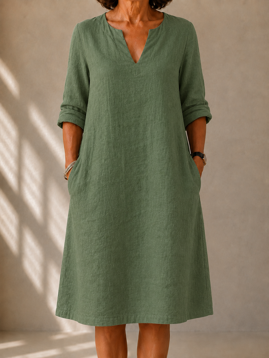 Women's With Pockets Comfortable Dress – Chic Flexible Style