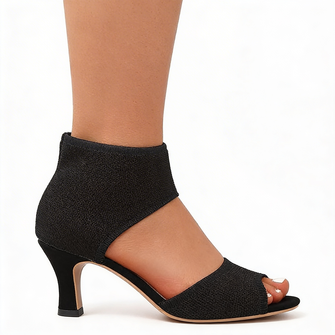 Women's Heeled Elegant Court Shoes – Supportive Breathable Finish