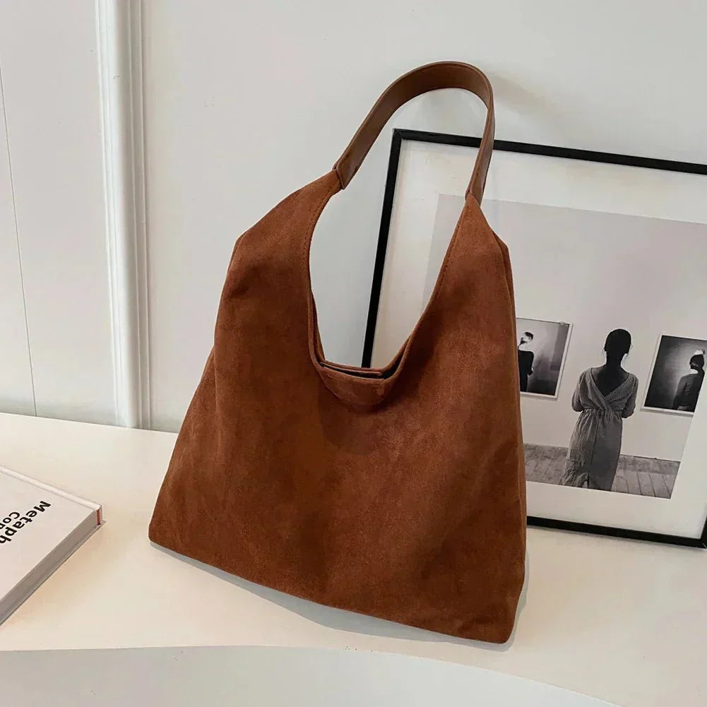 Suede Comfortable Bag – Refined Chic Design