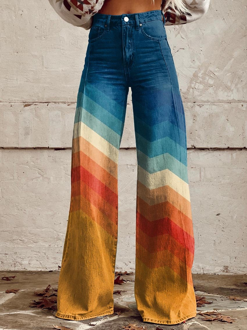 Women's Denim Bohemian Jeans – Wardrobe Staple